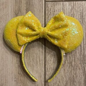 Yellow Sequin Mouse Ears
